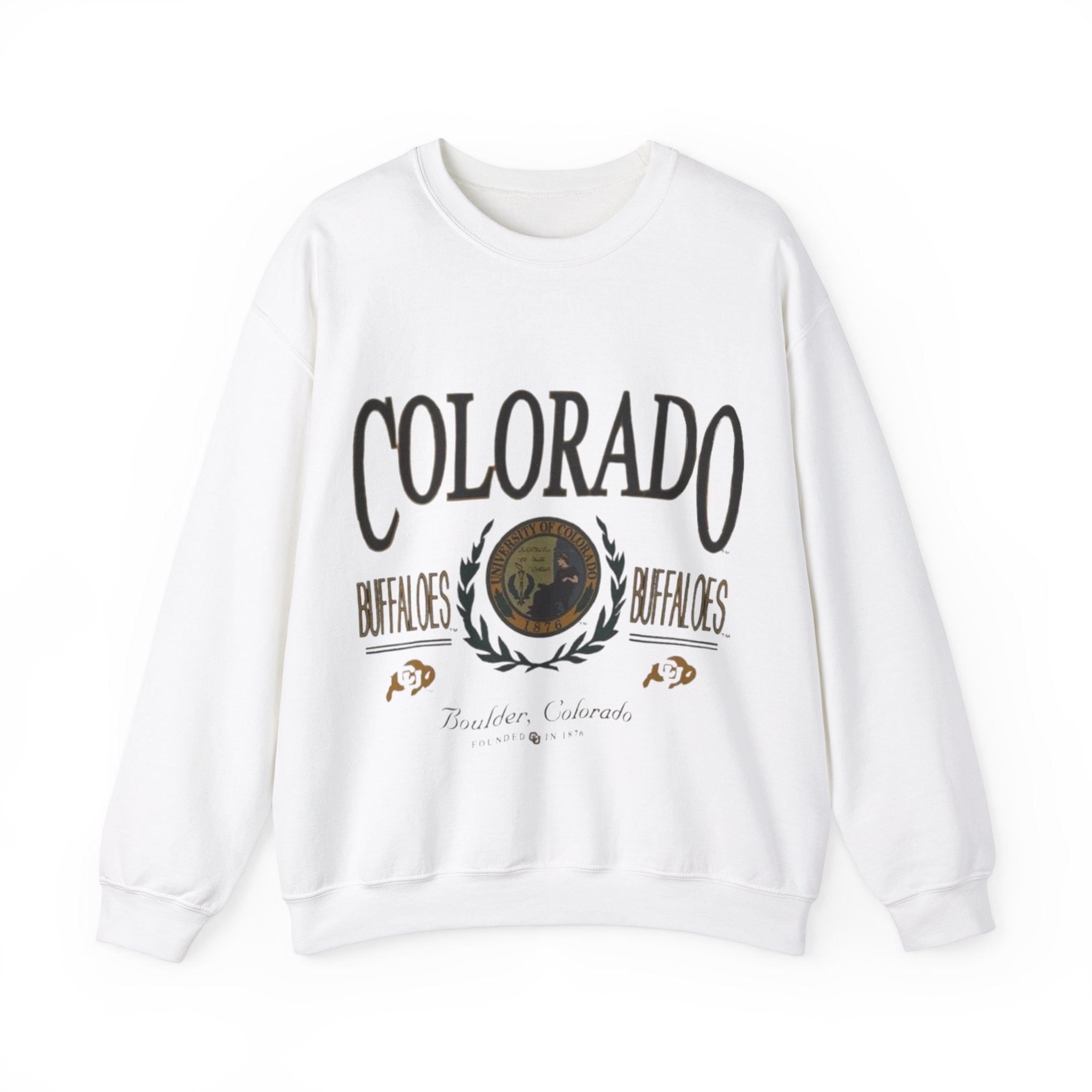 Colorado Buffaloes vintage sweatshirt white