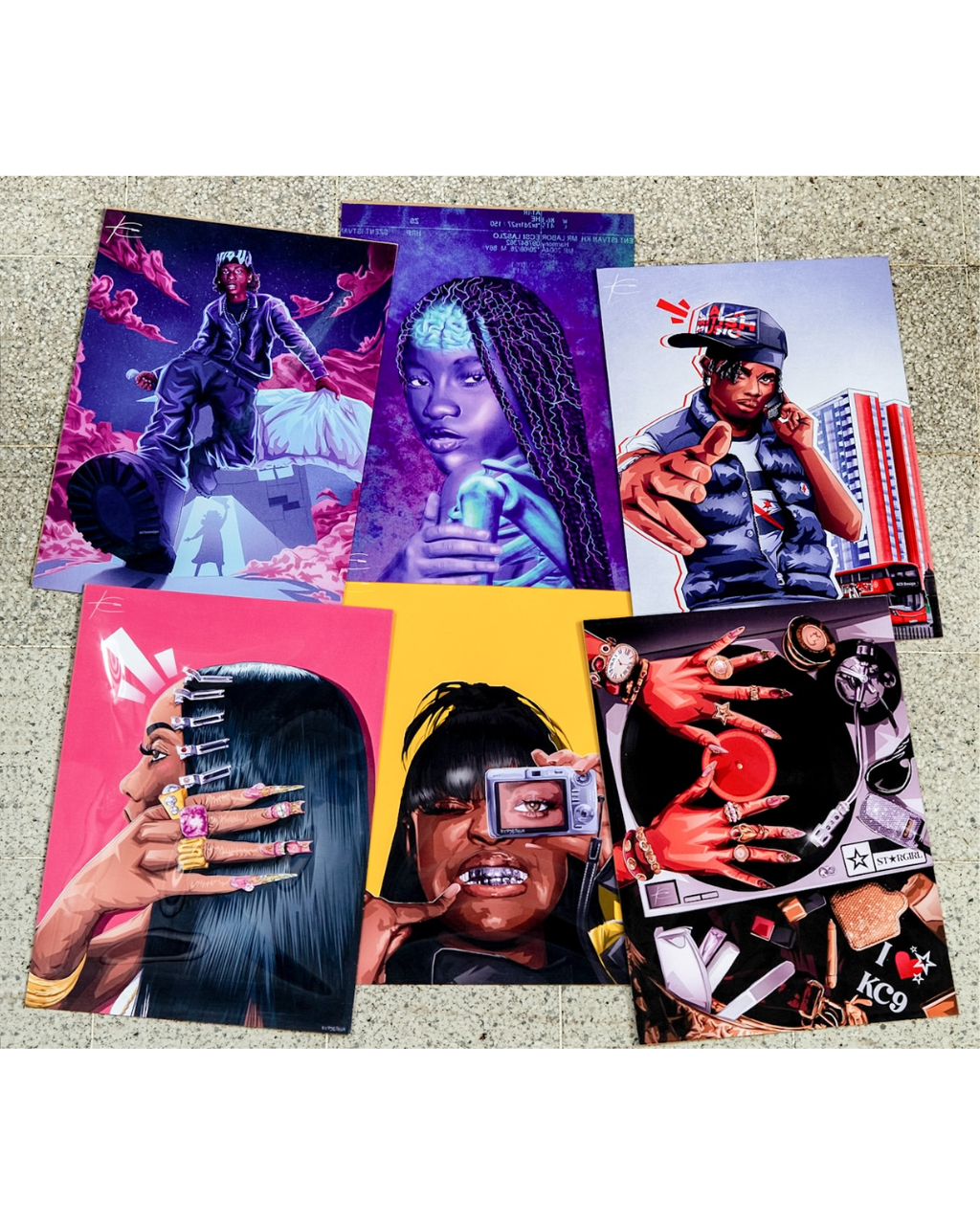 KC9Design’s First Poster Collection: Celebrating UK Underground Art Scene