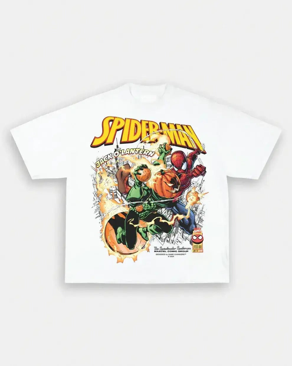 Spiderman "Jack-O-Lantern" Heavyweight Tee