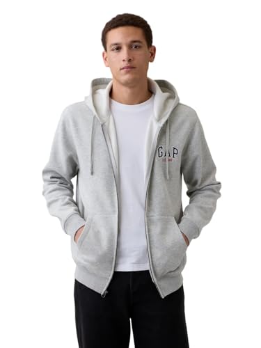 GAP mens Hooded Est. 1969 Logo Full Zip