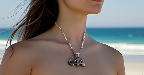 Custom 999Stainless Steel Necklace, Hiphop Punk Rock Pendant Titanium Jewelry, Numerology Gift for Women & Men