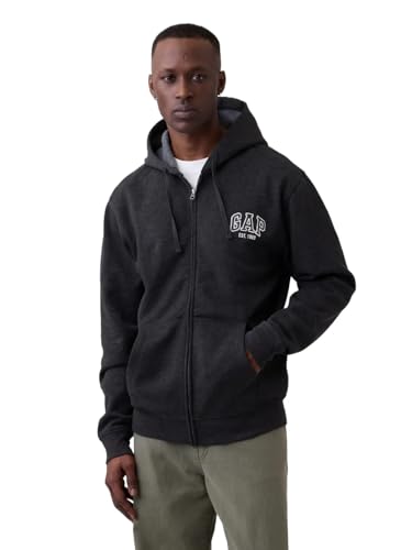 GAP mens Hooded Est. 1969 Logo Full Zip