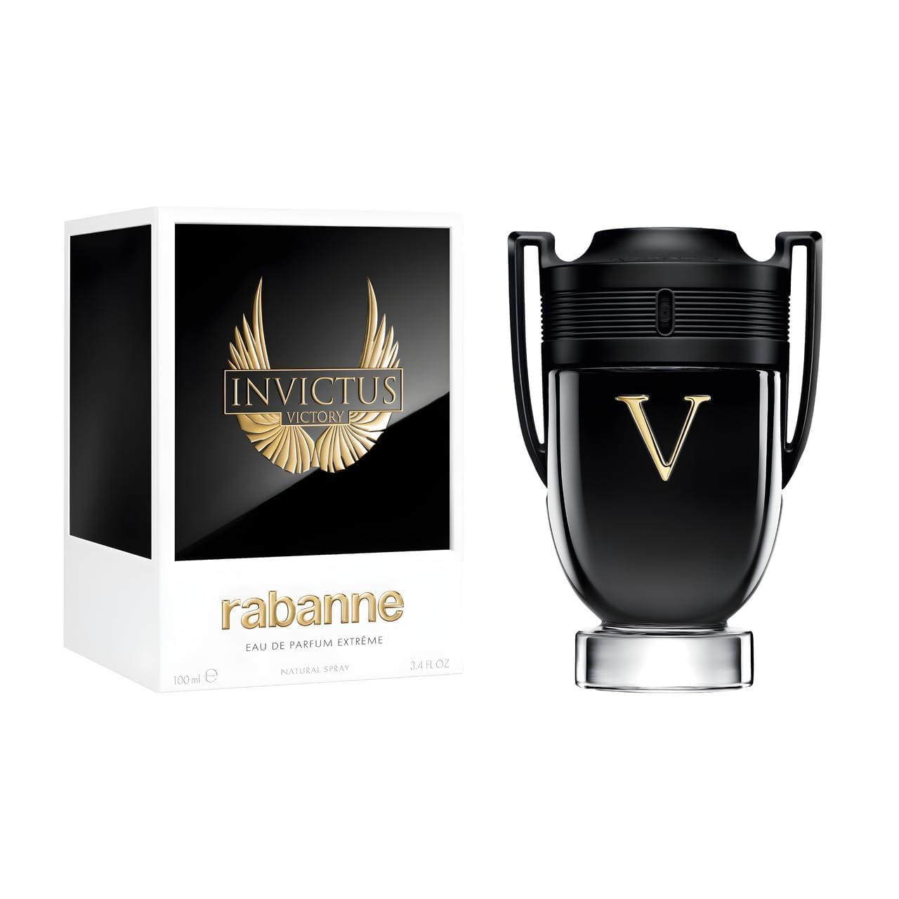 Invictus Victory by Paco Rabanne for Men 3.4 oz Eau de Parfum Extreme Spray