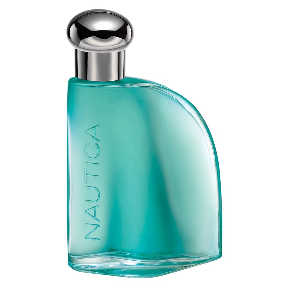 Nautica Blue Eau de Toilette 3.4 fl oz (Pack of 1), Notes of Basil, Jasmine, and Cedarwood, Men's Fragrance, Long Lasting, Everyday Fragrance, Travel Size
