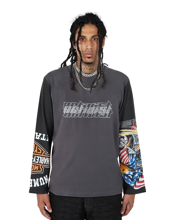 Rhinestones Long Sleeve T-Shirt