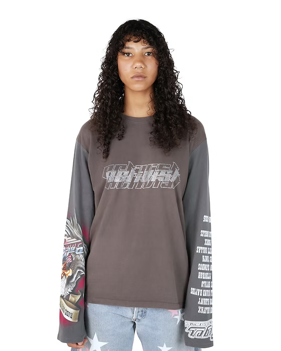 Rhinestones Long Sleeve T-Shirt