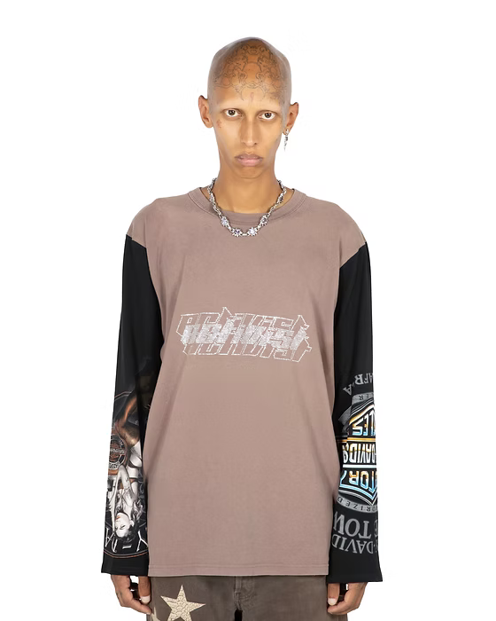 Rhinestones Long Sleeve T-Shirt