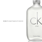 Calvin Klein CK One Eau de Toilette – Citrus Unisex Fragrance – With Notes of Green Tea, Bergamot, Cardamom, Violet & Amber – Luxury Unisex Perfumes – Long Lasting Fragrance