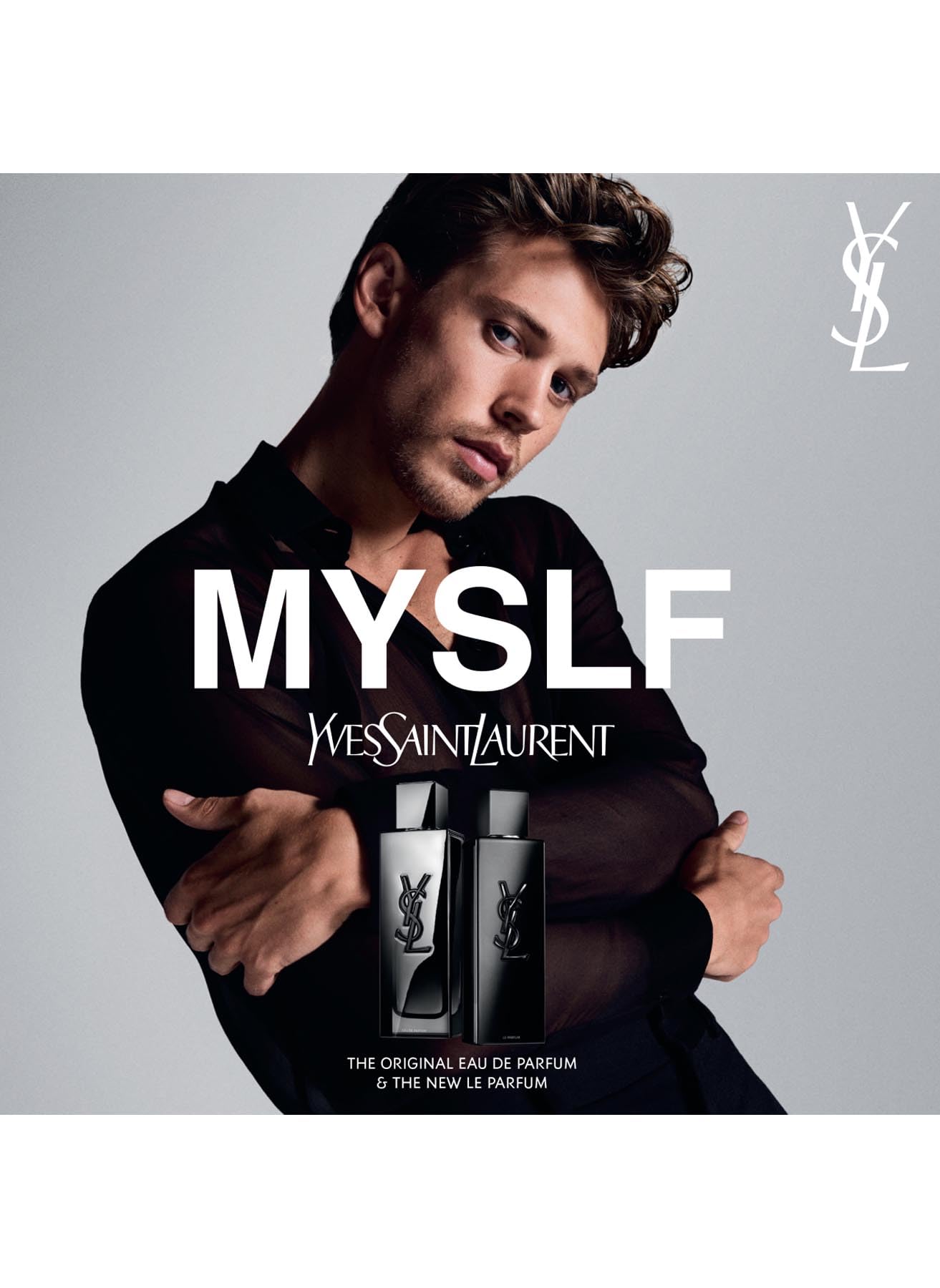 Myslf Le Parfum by Yves Saint Laurent for Men - 3.3 oz EDP Spray (Refillable)