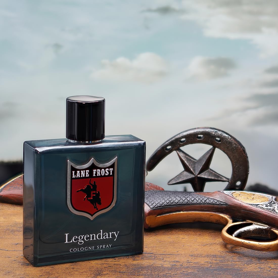 Lane Frost Legendary Cologne for Men - Orignal Western Scent for the Authentic Cowboy - Woodsy and Masculine Fragrance Spray - Long-Lasting Manly Cologne with Cedarwood and Musk Notes