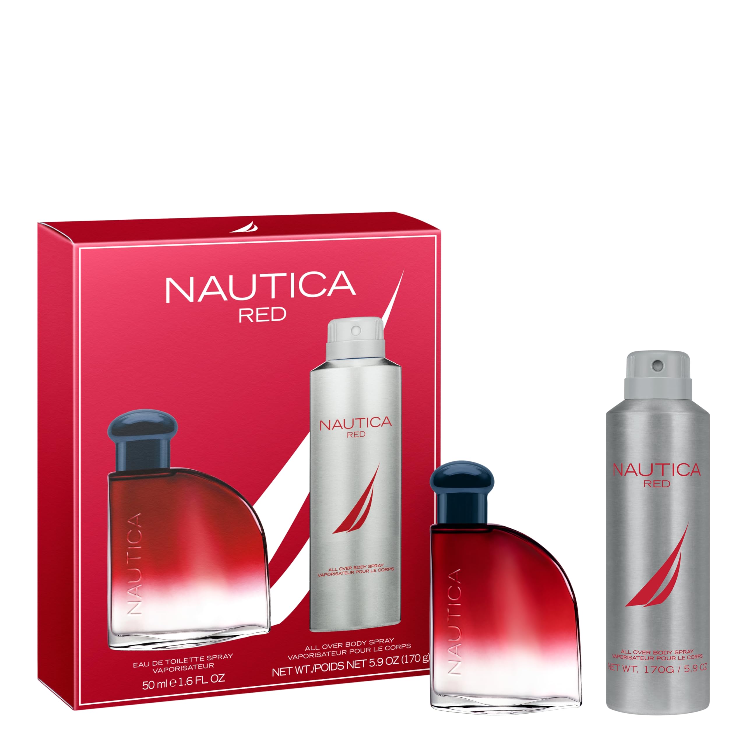 Nautica Blue Eau de Toilette 3.4 fl oz (Pack of 1), Notes of Basil, Jasmine, and Cedarwood, Men's Fragrance, Long Lasting, Everyday Fragrance, Travel Size