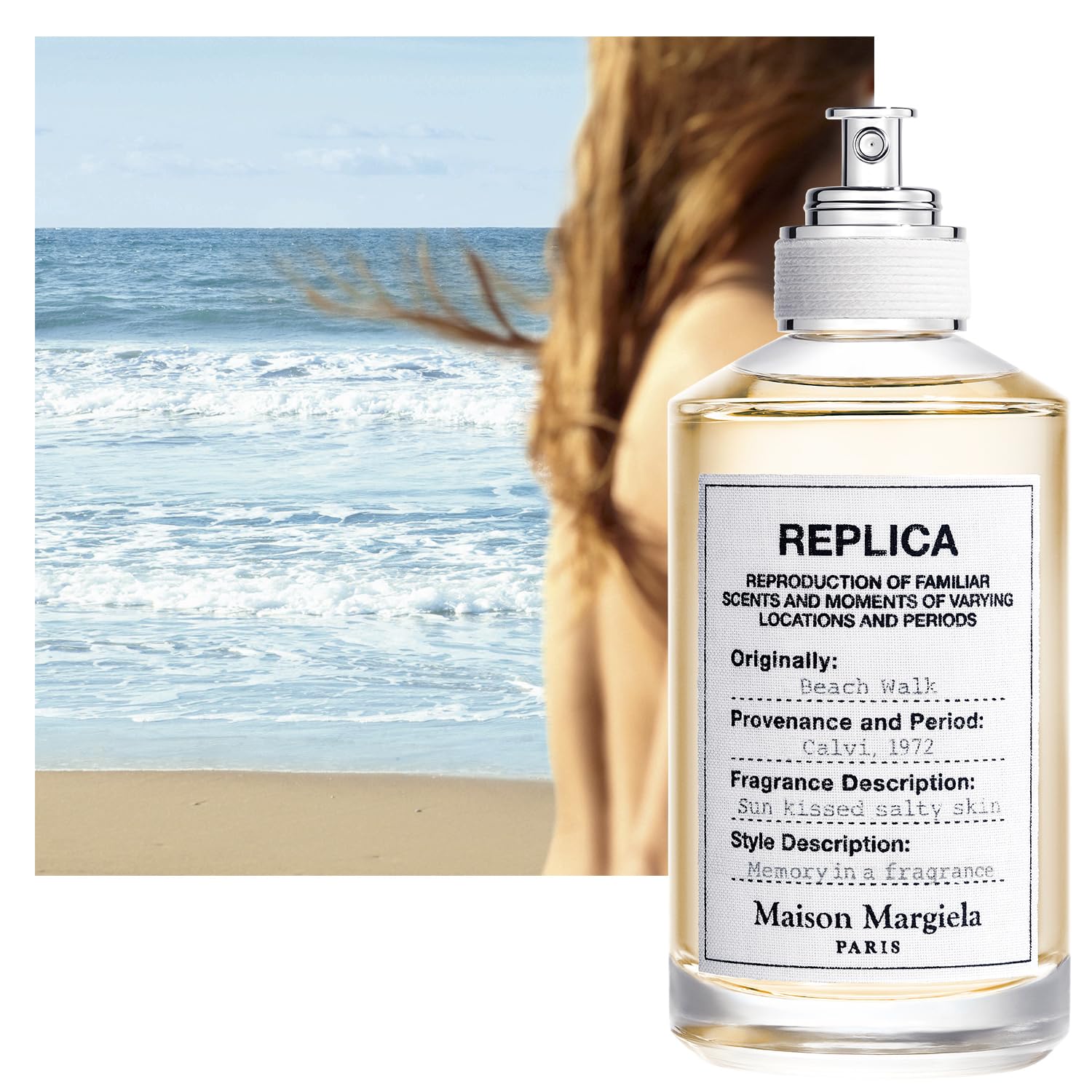Maison Margiela - Replica - Beachwalk Eau de Toilette - Fresh Fragrance - With Bergamot, Ylang Ylang & Coconut