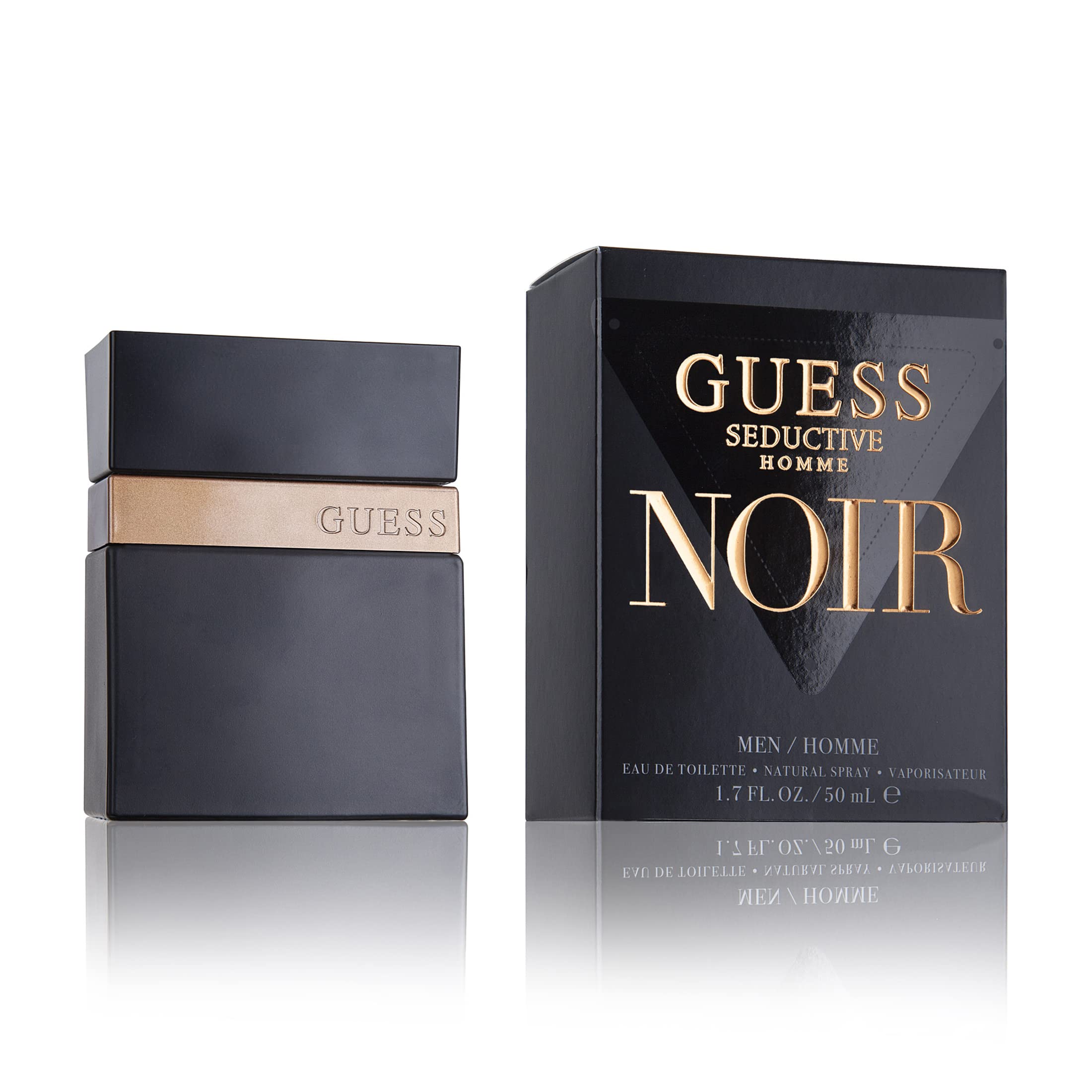 Guess Seductive Homme Noir 3.4 oz EDT Spray RETAIL