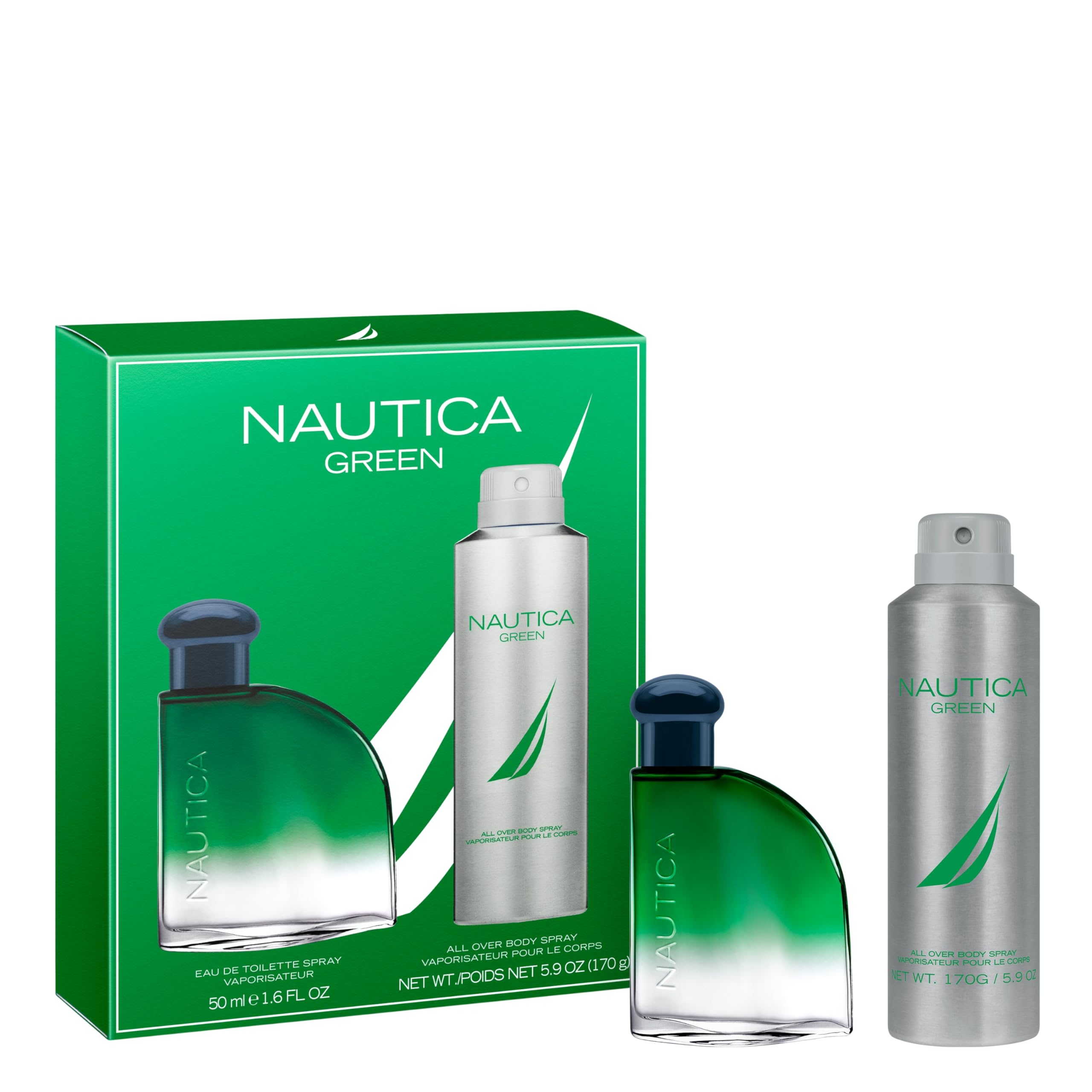 Nautica Blue Eau de Toilette 3.4 fl oz (Pack of 1), Notes of Basil, Jasmine, and Cedarwood, Men's Fragrance, Long Lasting, Everyday Fragrance, Travel Size