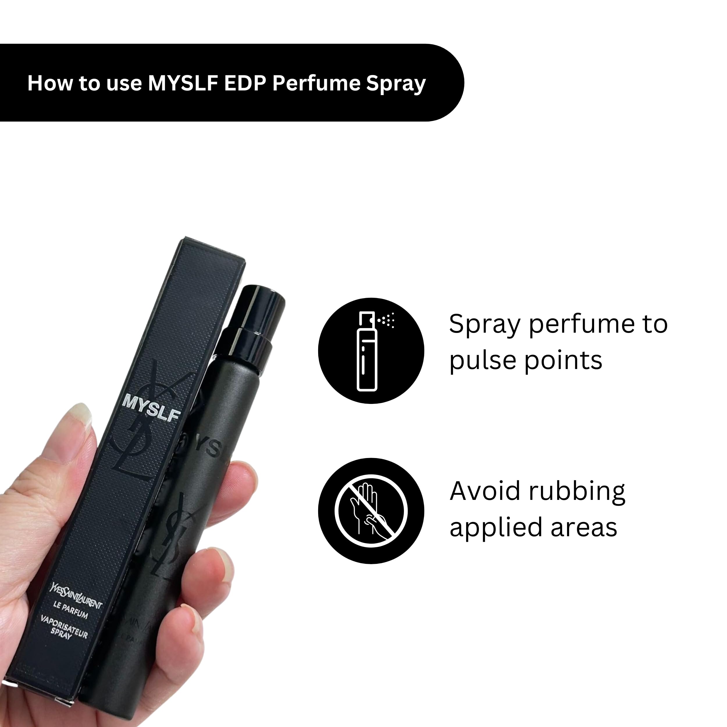 Myslf Le Parfum by Yves Saint Laurent for Men - 3.3 oz EDP Spray (Refillable)