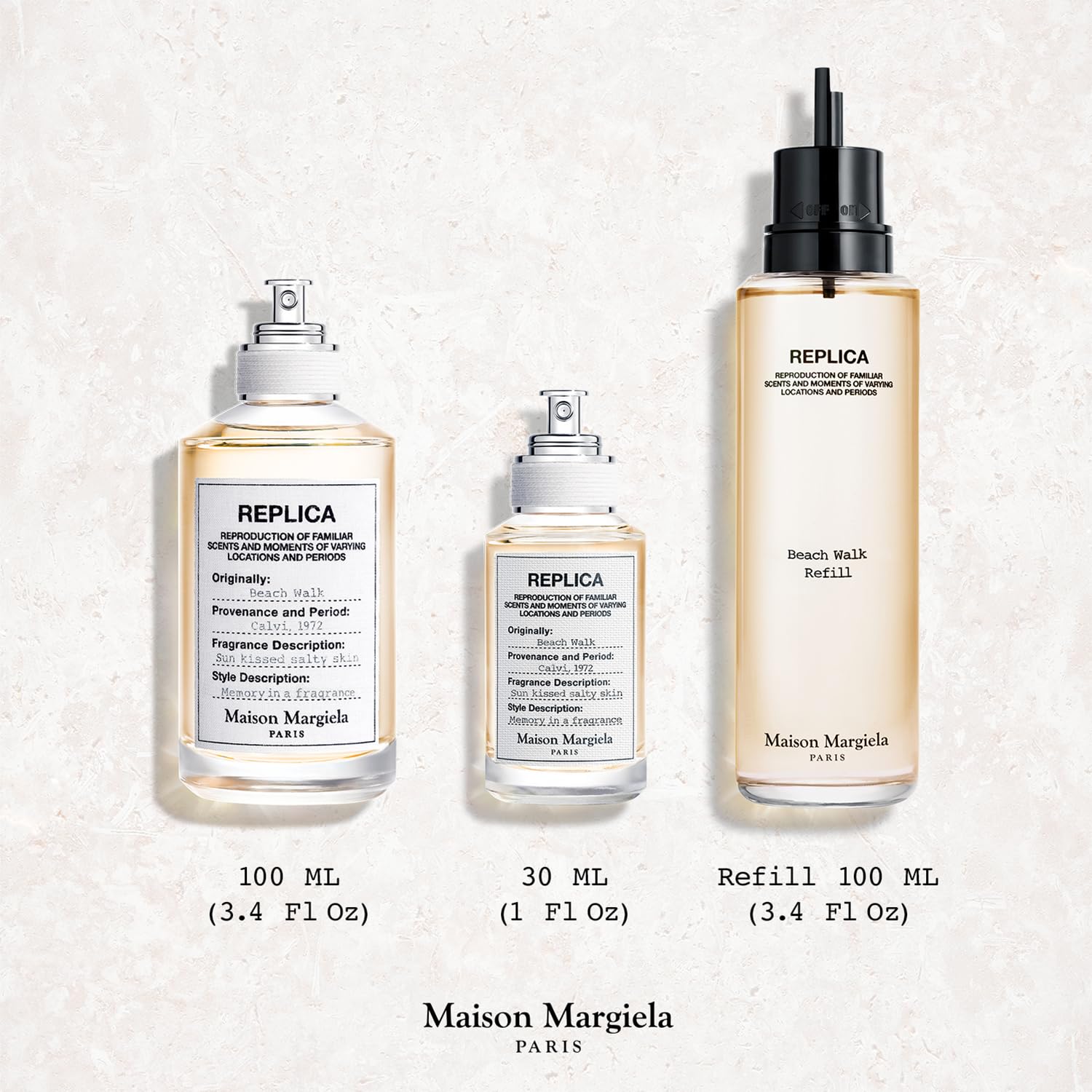 Maison Margiela - Replica - Beachwalk Eau de Toilette - Fresh Fragrance - With Bergamot, Ylang Ylang & Coconut