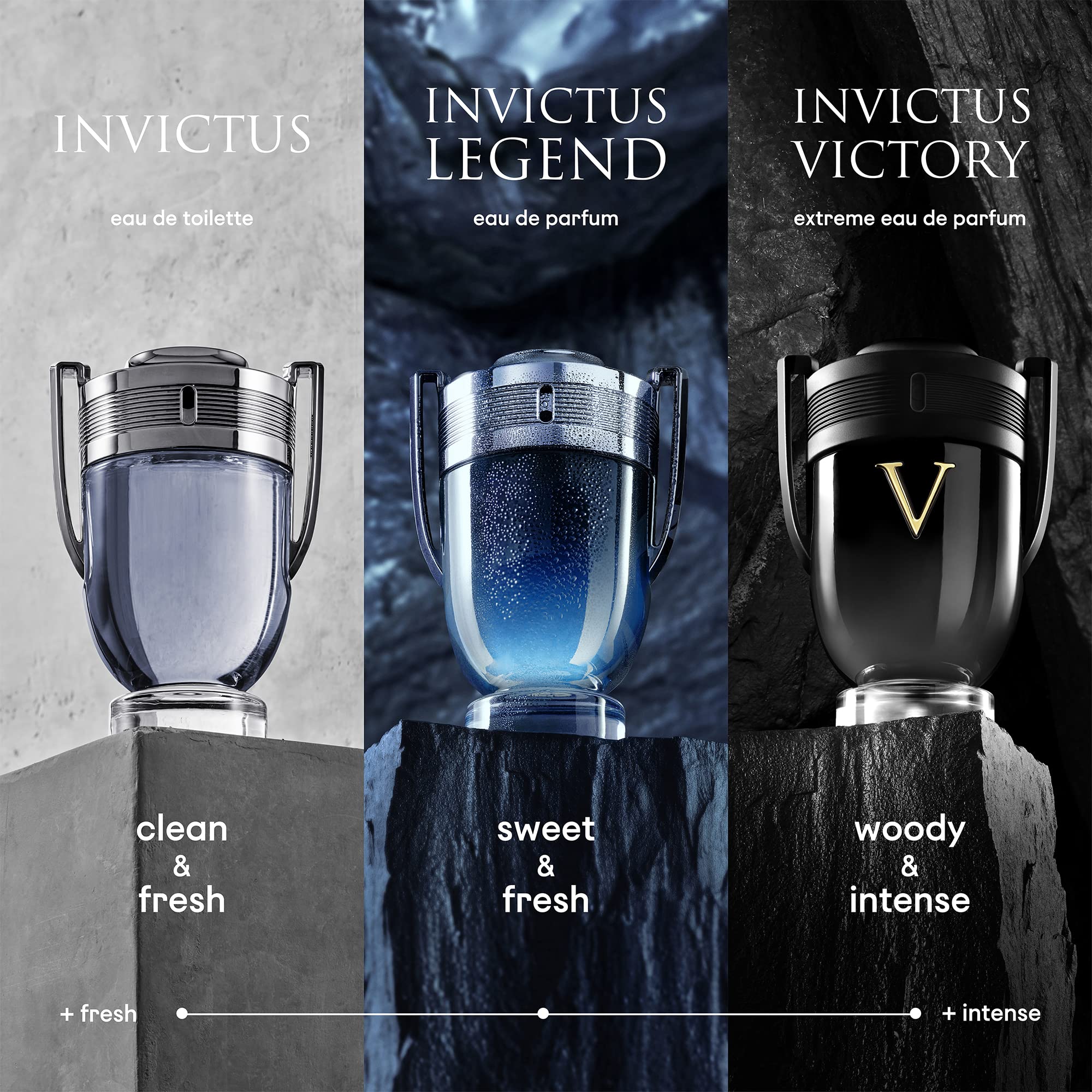 Invictus Victory by Paco Rabanne for Men 3.4 oz Eau de Parfum Extreme Spray