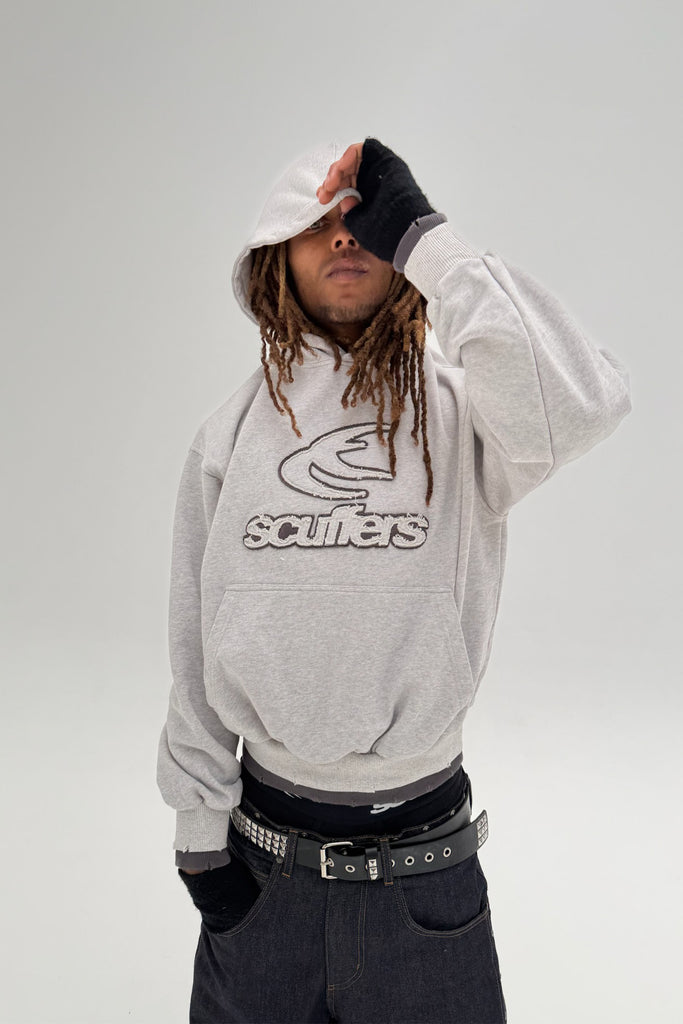 Flock Light Grey Hoodie