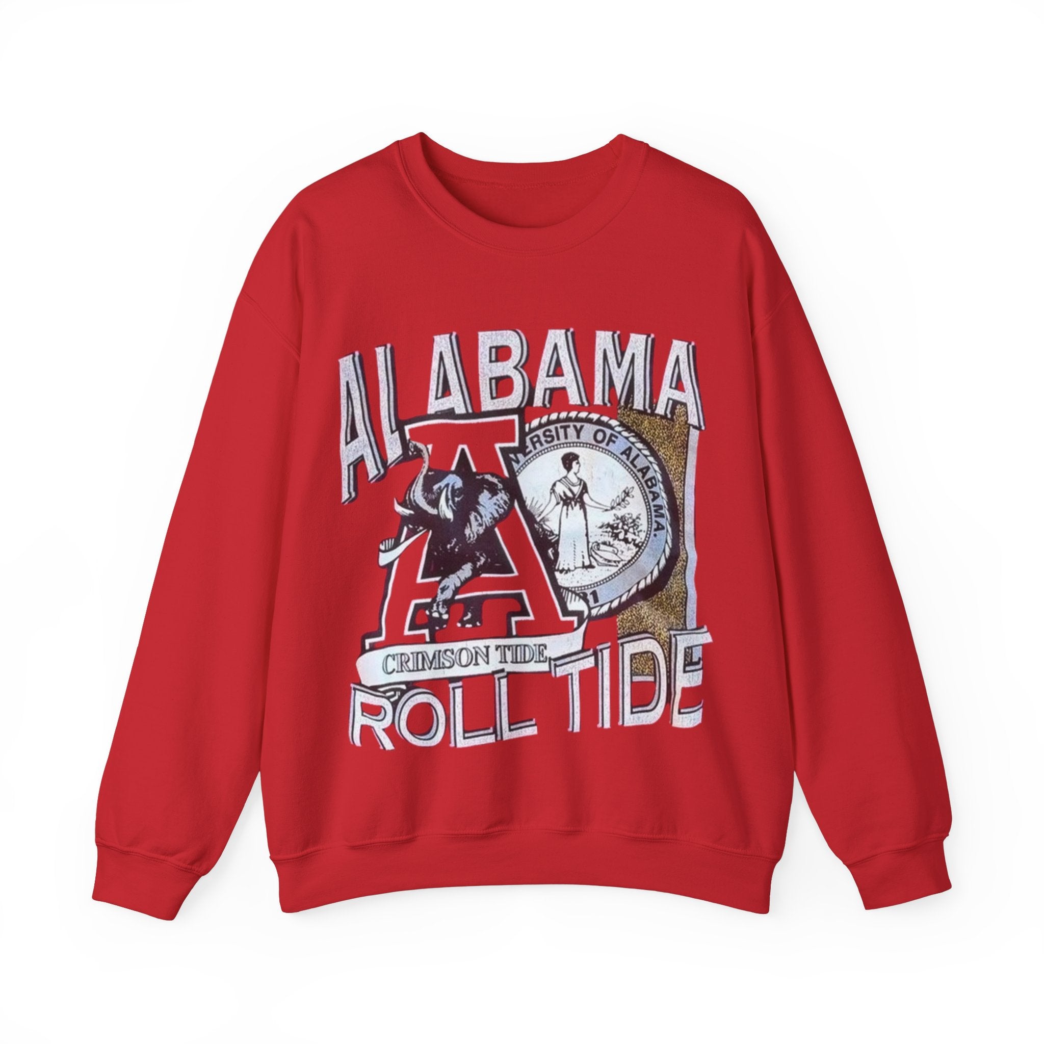 ALABAMA CRIMSON TIDE RED VINTAGE SWEATSHIRT