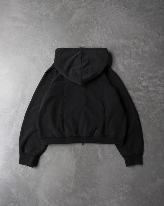 SPEED ZIP UP [WASHED BLACK]