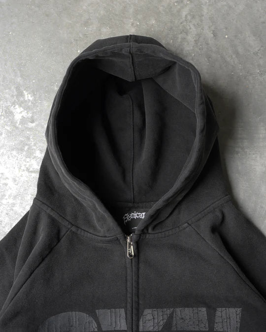 SPEED ZIP UP [WASHED BLACK]