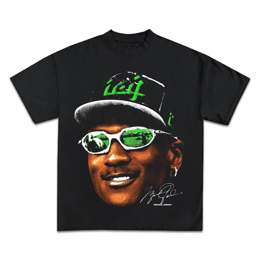 Michael Jordan Big Head Heavyweight Tee