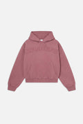 Raw Burgundy Hoodie
