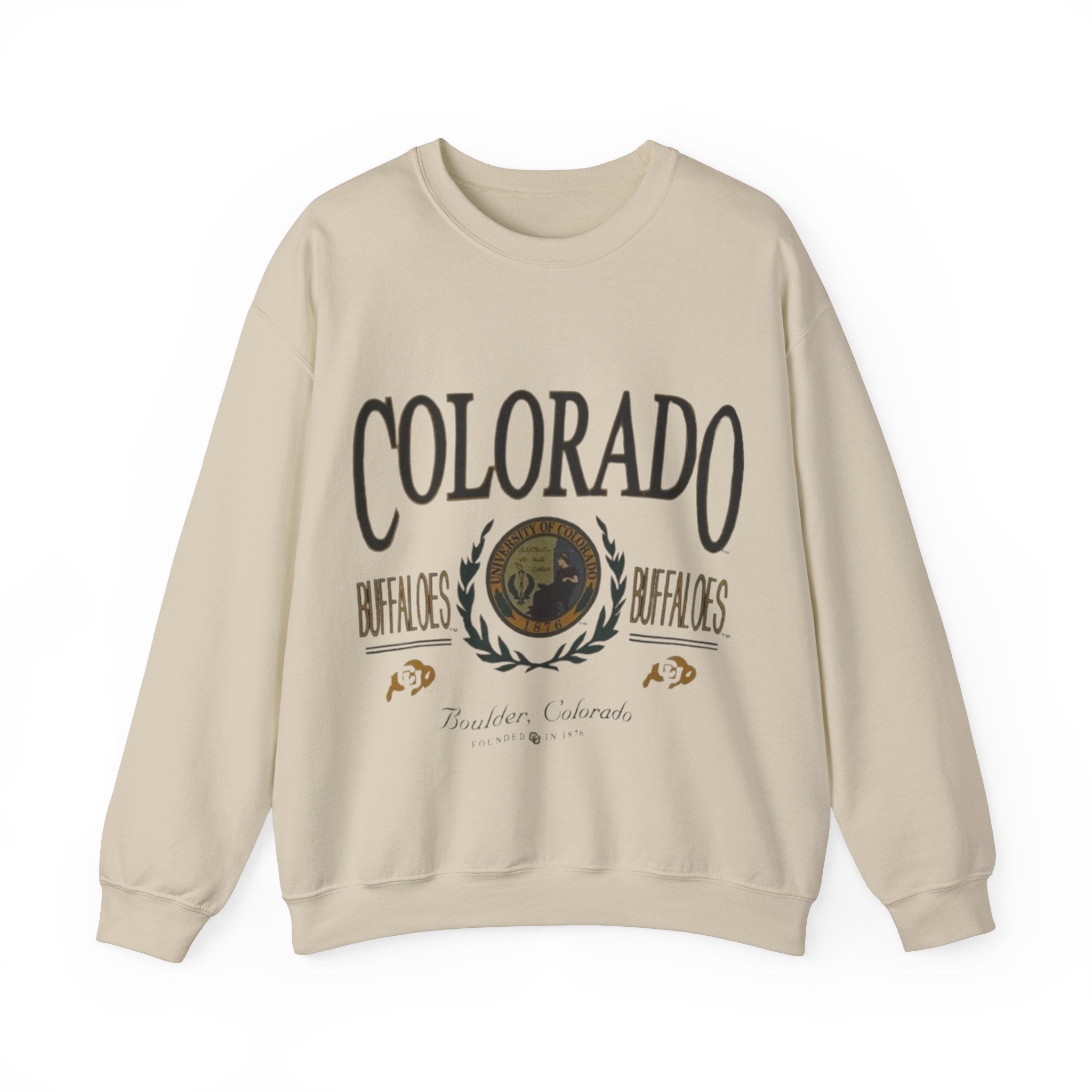 Colorado Buffaloes vintage sweatshirt tan