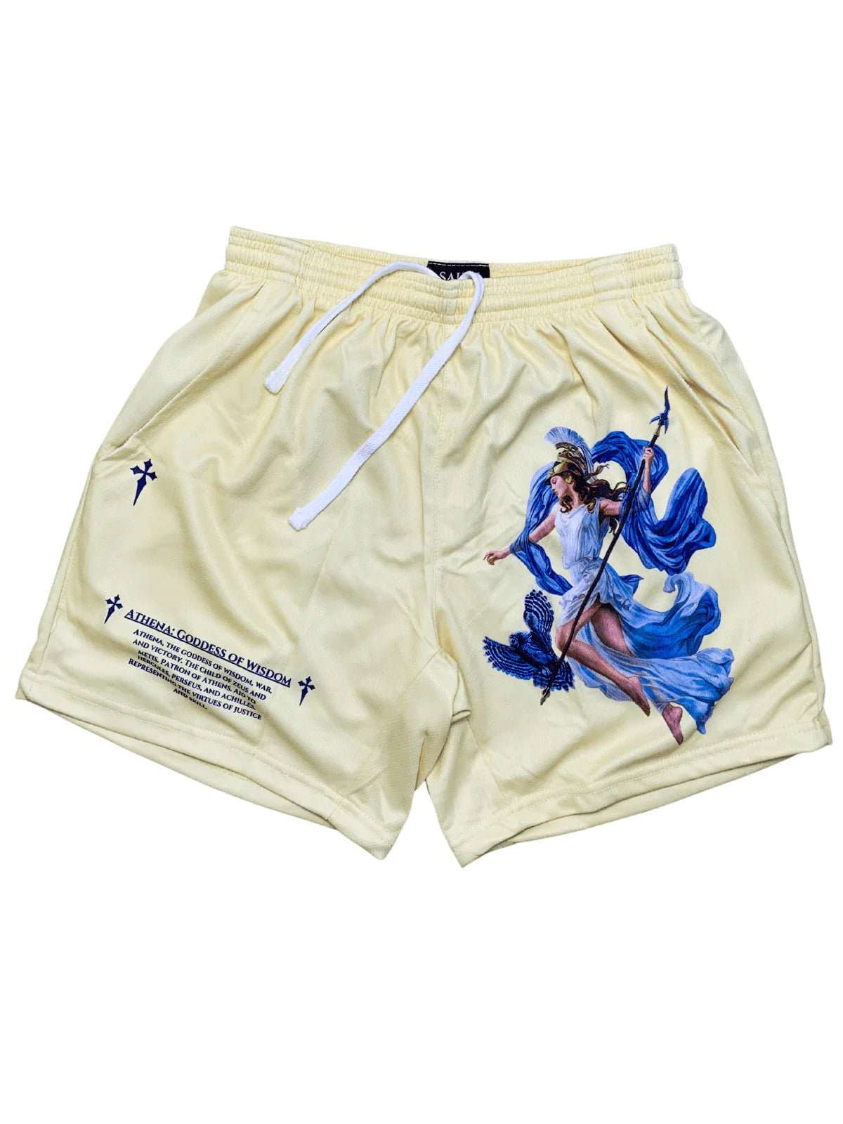 Athena: Cream Shorts - VOTYSaint Divino