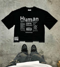 DELUXE HUMAN BLACK TEE - VOTYDeluxe Hills