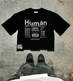 DELUXE HUMAN BLACK TEE - VOTYDeluxe Hills