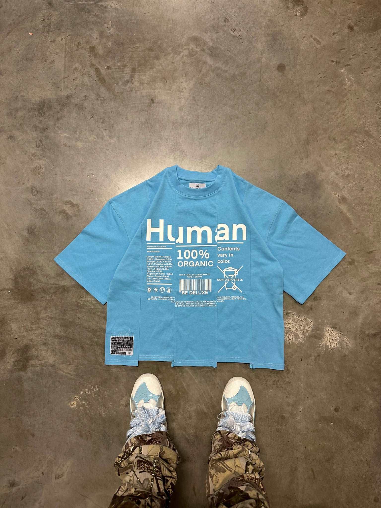 DELUXE HUMAN BLUE TEE - VOTYDeluxe Hills