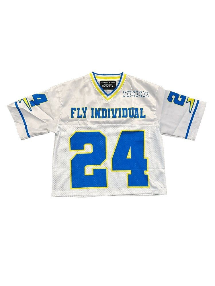 "Fly Individual Jersey" (White/Blue) - VOTYSame24Hours