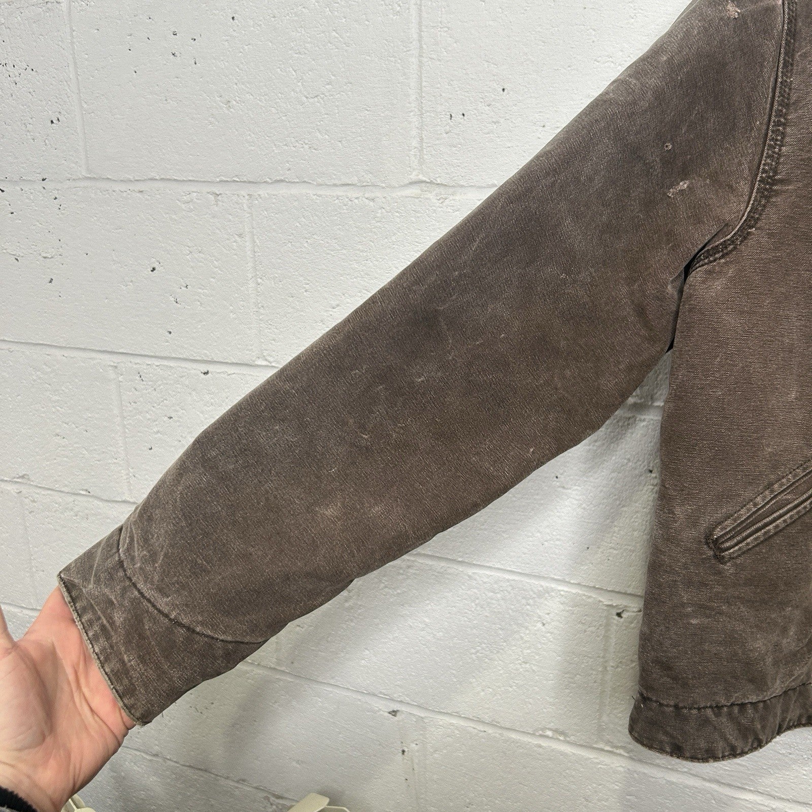 Vintage Carhartt Blanket-Lined Detroit Jacket “Chestnut” J146 CHT Men’s Large