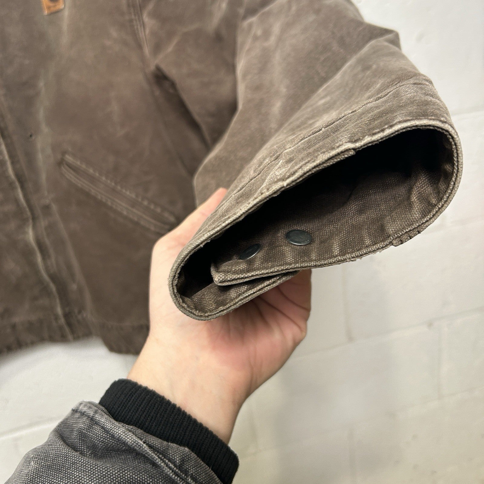 Vintage Carhartt Blanket-Lined Detroit Jacket “Chestnut” J146 CHT Men’s Large