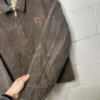 Vintage Carhartt Blanket-Lined Detroit Jacket “Chestnut” J146 CHT Men’s Large