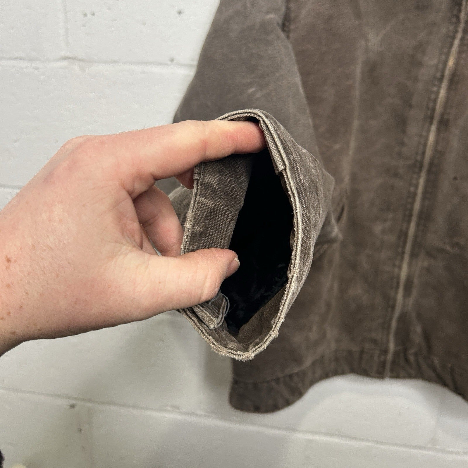 Vintage Carhartt Blanket-Lined Detroit Jacket “Chestnut” J146 CHT Men’s Large