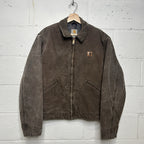 Vintage Carhartt Blanket-Lined Detroit Jacket “Chestnut” J146 CHT Men’s Large