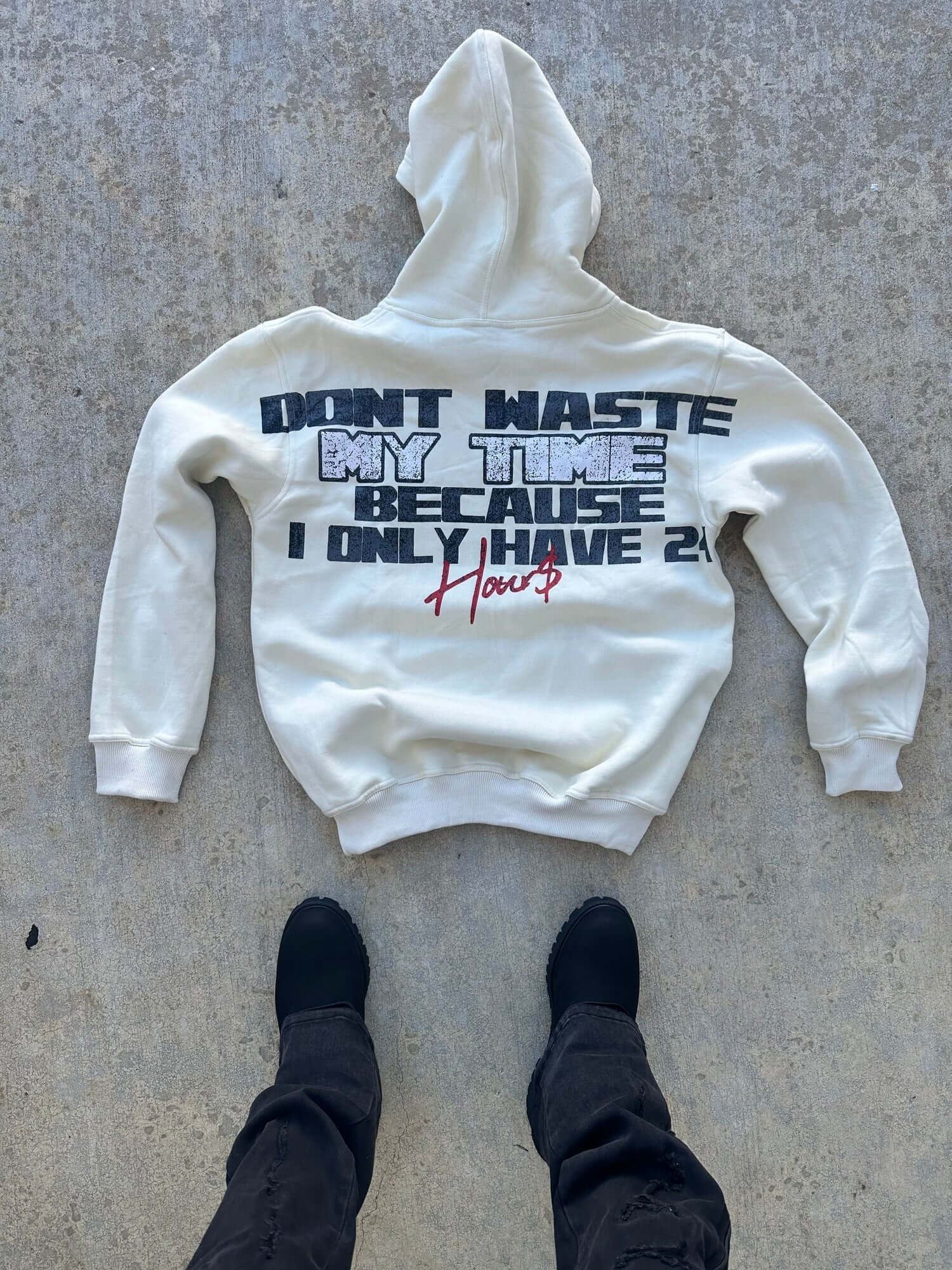 "Same 24 Lips" Hoodie (Biege) - VOTYSame24Hours