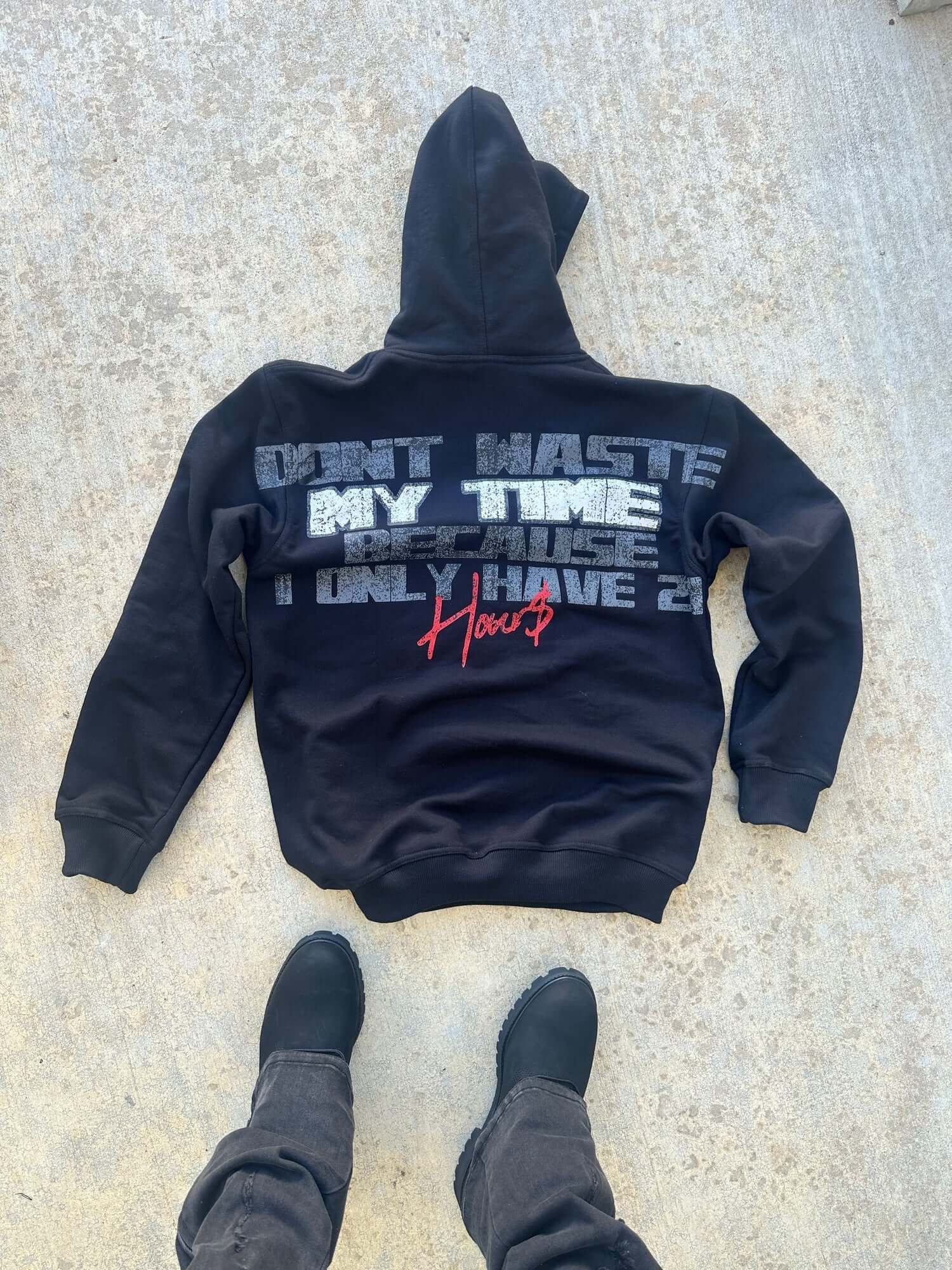 "Same 24 Lips Hoodie" (BLACK) - VOTYSame24Hours